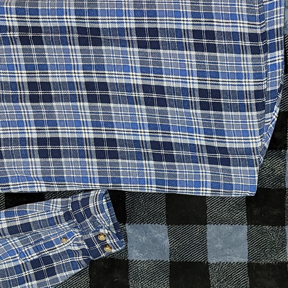 Vintage. Wrangler Riggs Workwear. Heavyweight Flannel. Men's XL - Picture 4 of 16